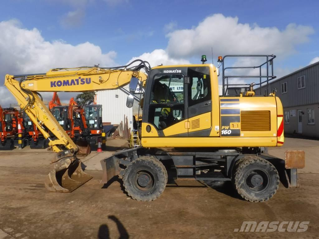 Komatsu PW 160-11 Hjulgrävare