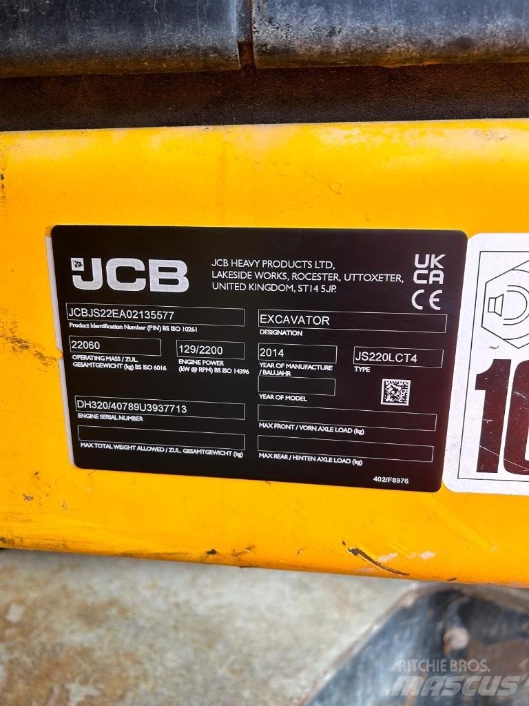 JCB JS 220 LC Bandgrävare