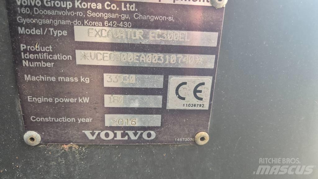 Volvo EC300EL Bandgrävare