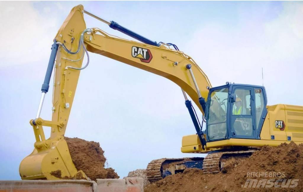 CAT 320 UTHYRES Bandgrävare