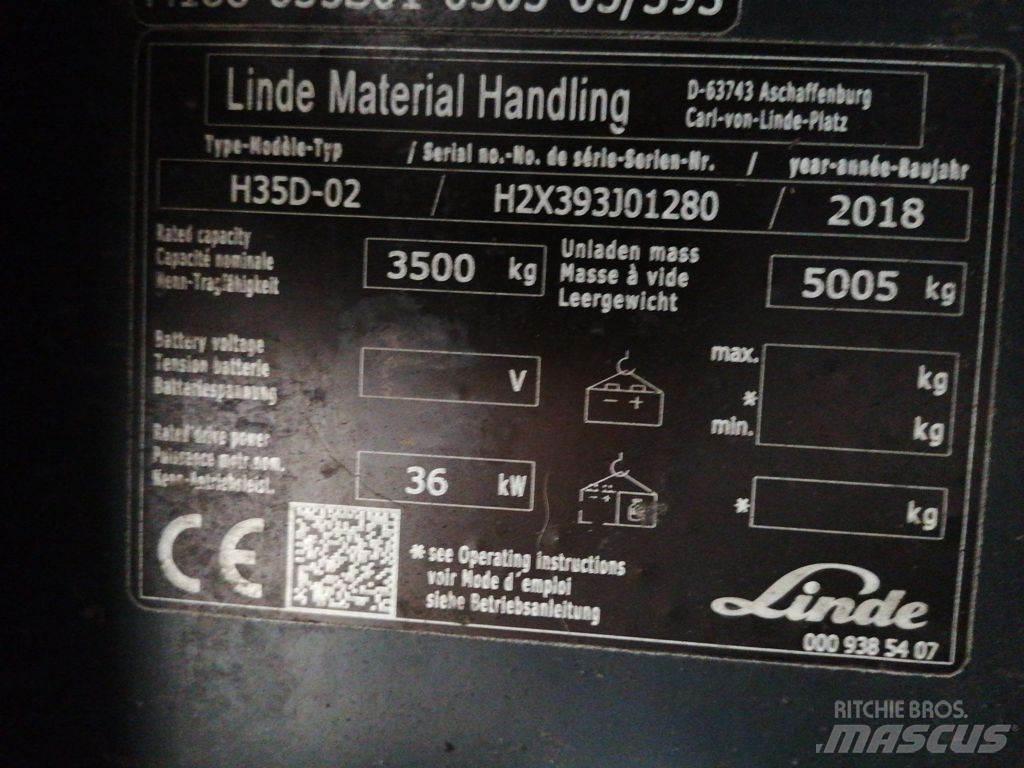 Linde H35D-02 Dieselmotviktstruckar