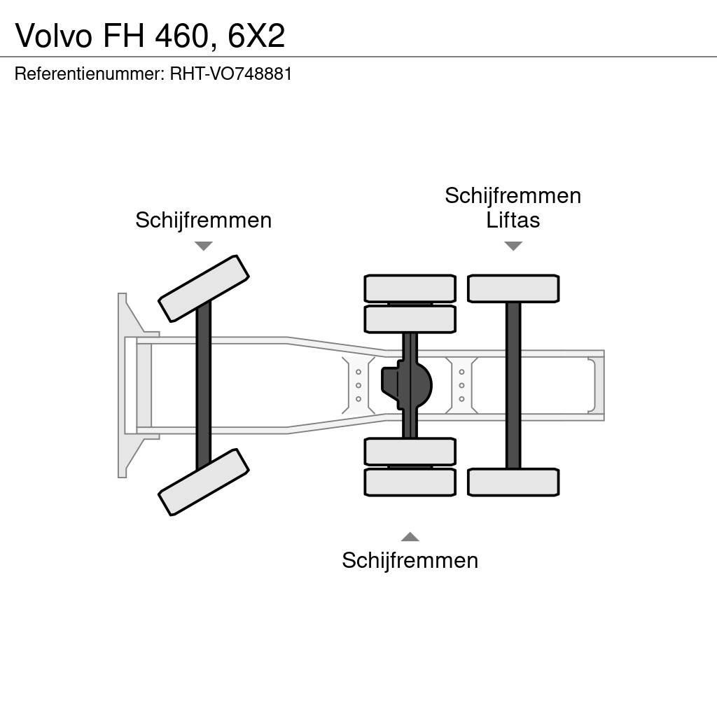 Volvo FH 460, 6X2 Dragbilar