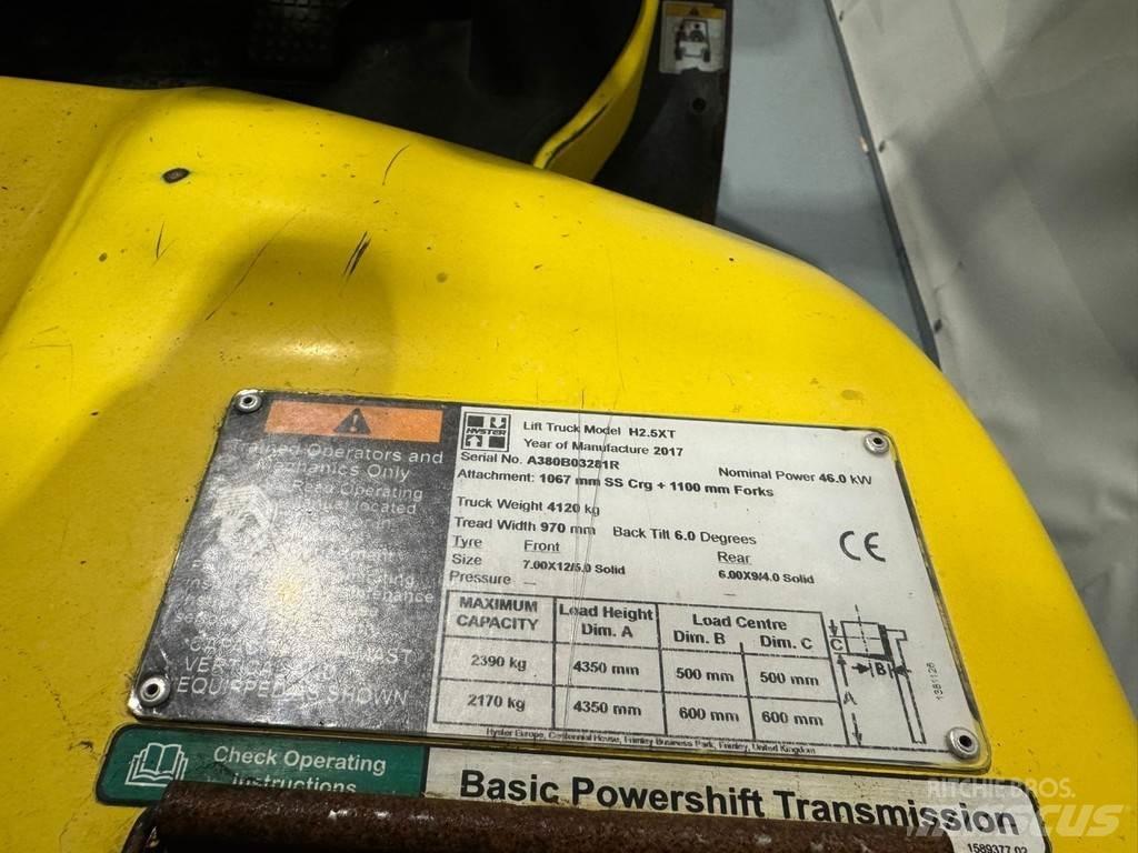 Hyster H2.5XT Gasolmotviktstruckar