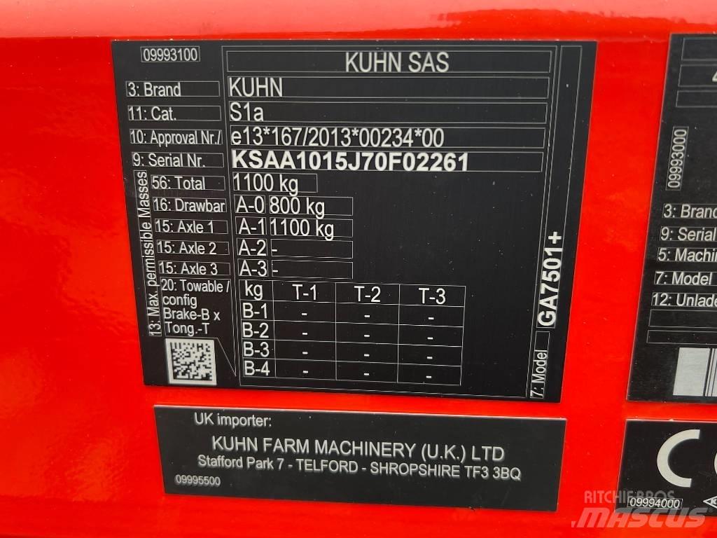 Kuhn GA 7501 Vändare och luftare
