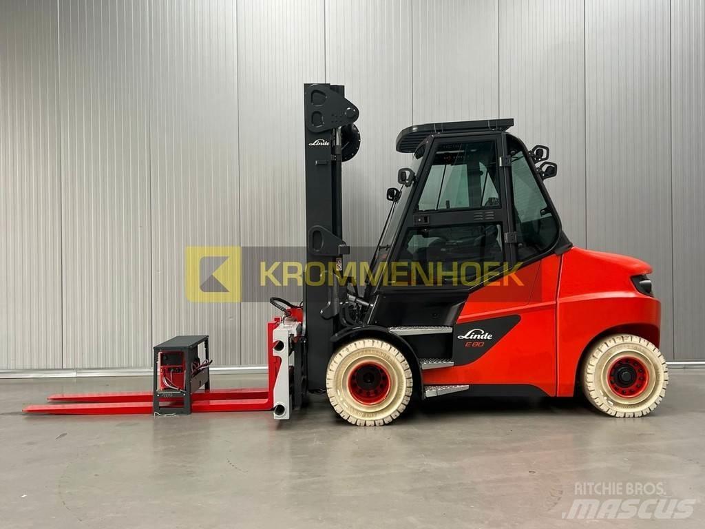 Linde E 80-900 Elmotviktstruckar