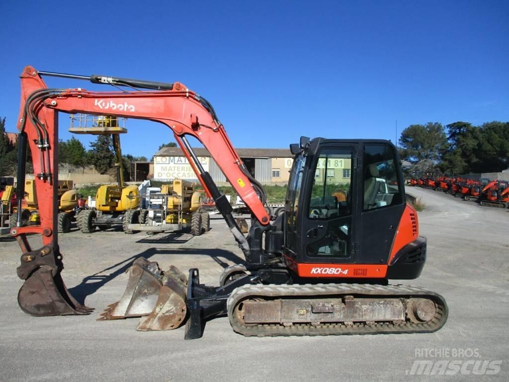 Kubota KX 080-4 Midigrävmaskiner 7t - 12t