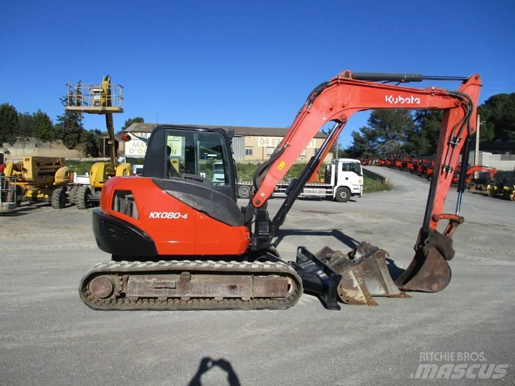 Kubota KX 080-4 Midigrävmaskiner 7t - 12t
