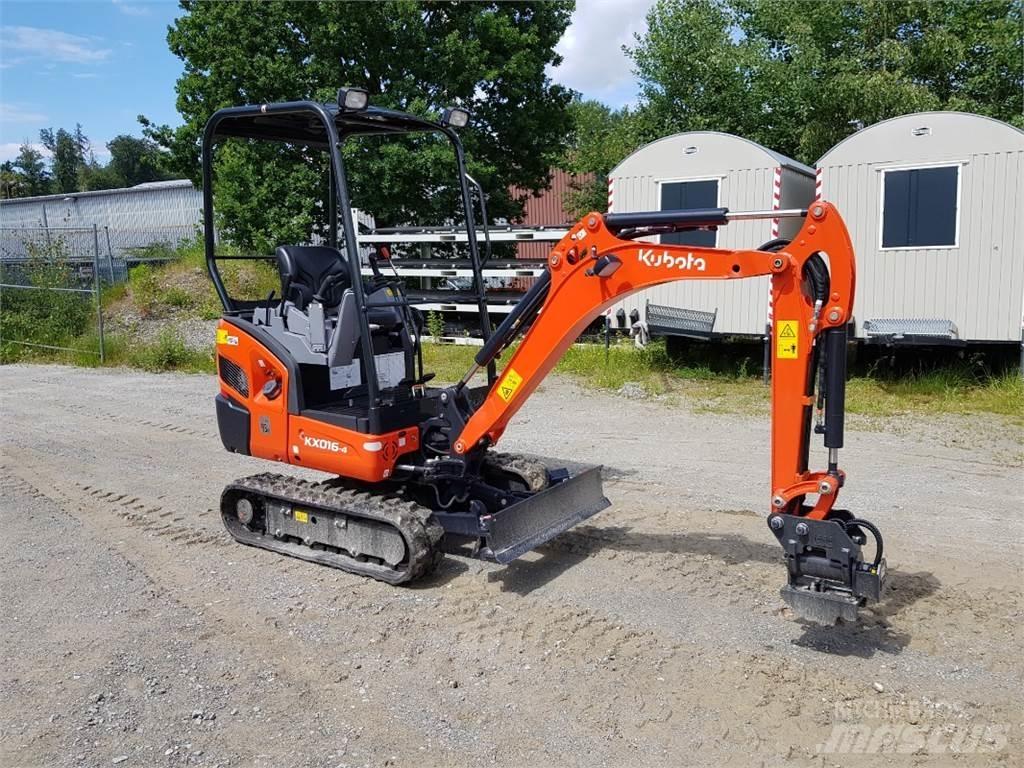 Kubota KX016-4 Minigrävare < 7t