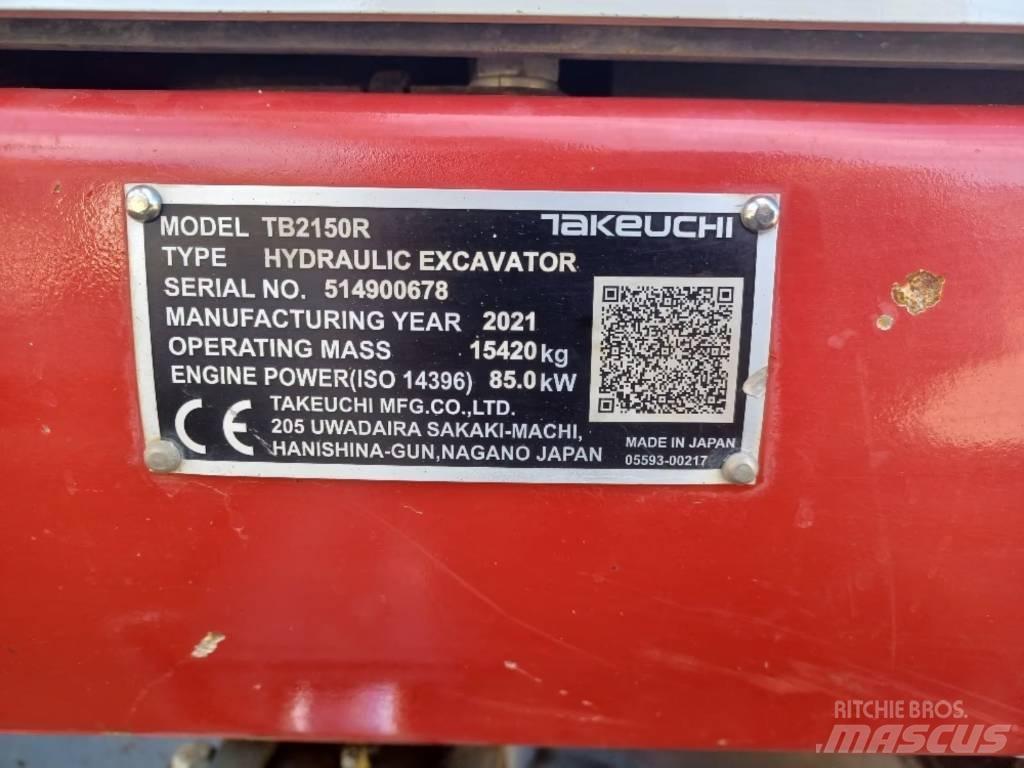 Takeuchi TB 2150 R Bandgrävare