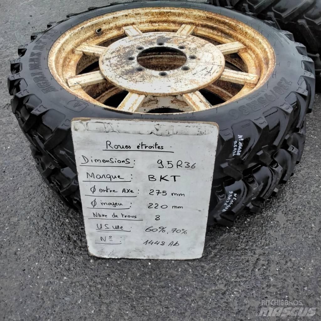 BKT 9.5R36 Däck, hjul och fälgar