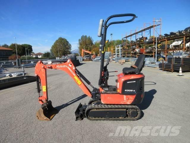 Kubota K 008-5 Minigrävare < 7t