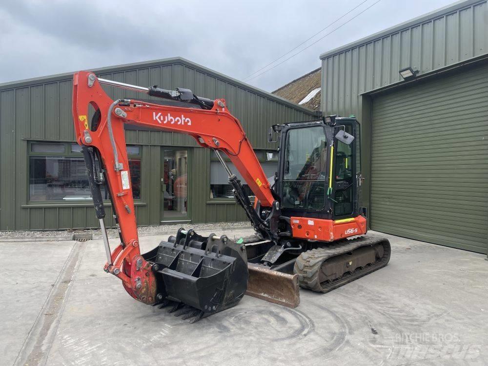 Kubota U 56-5 Minigrävare < 7t
