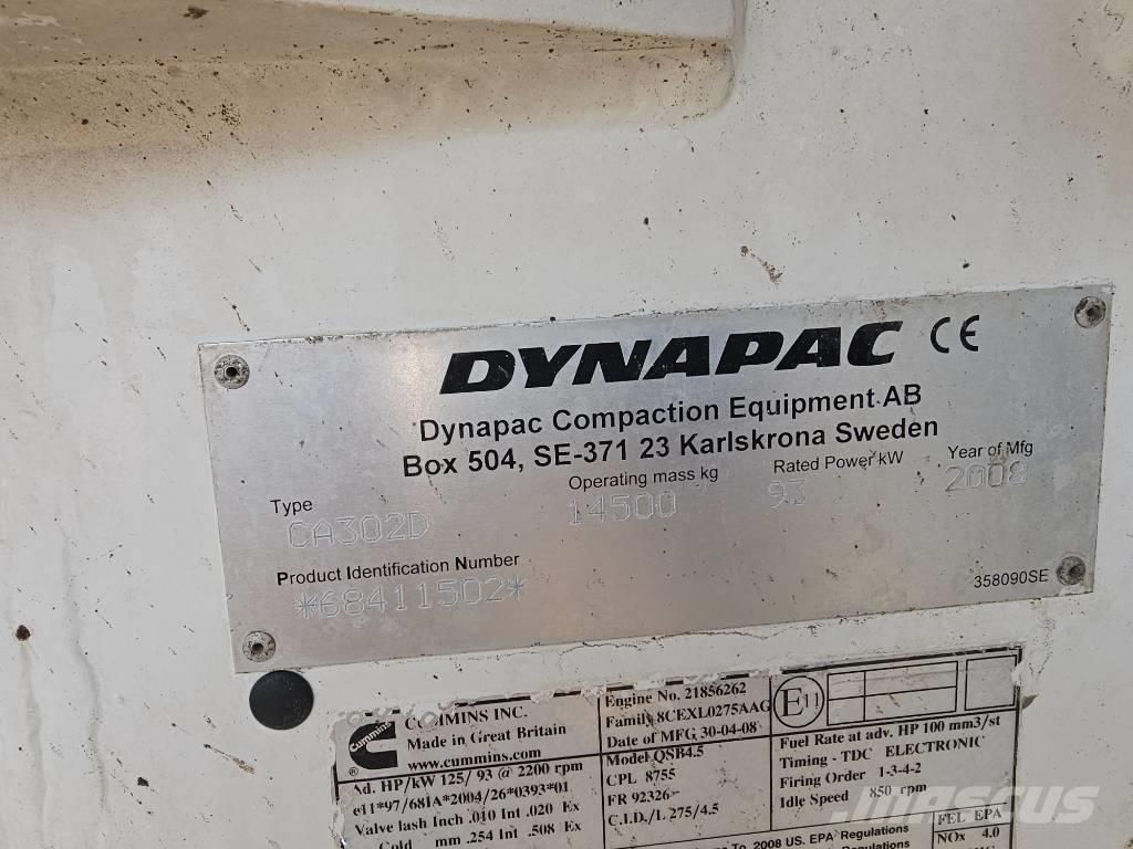 Dynapac CA 302 D Envalsvältar