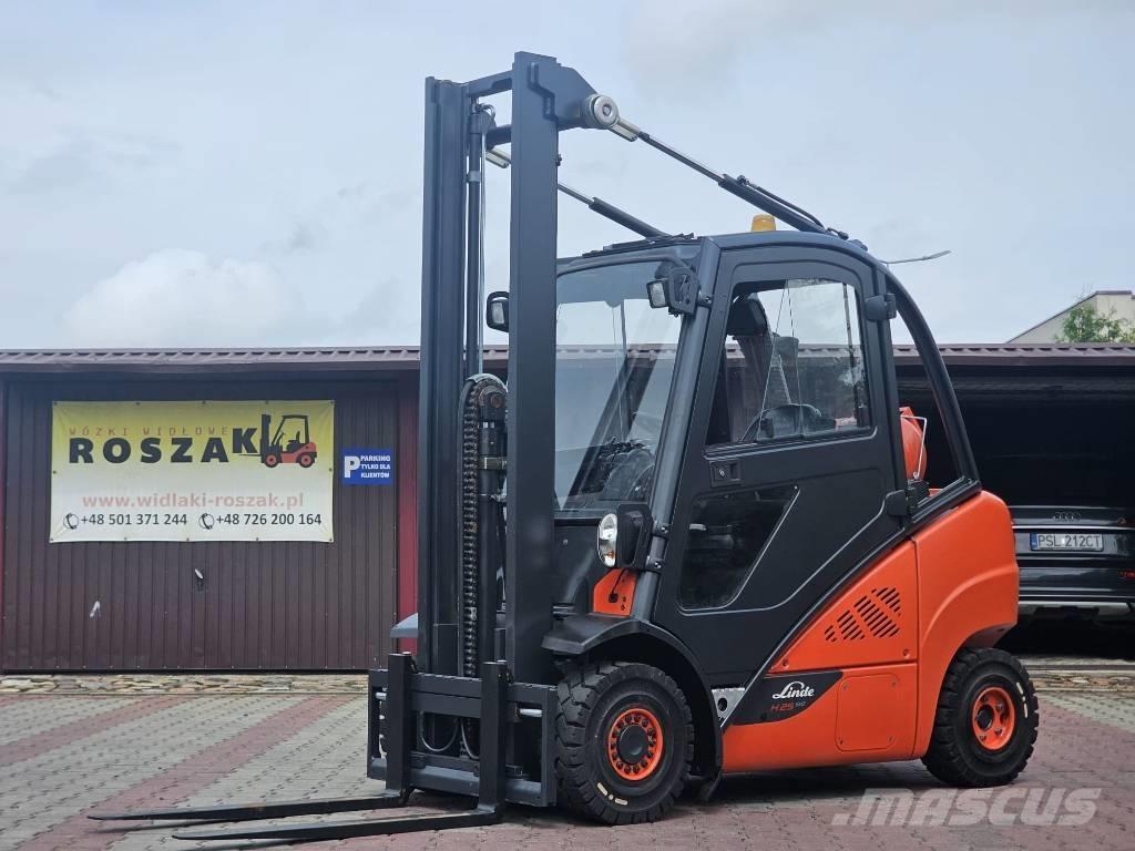 Linde H25T-02 Gasolmotviktstruckar