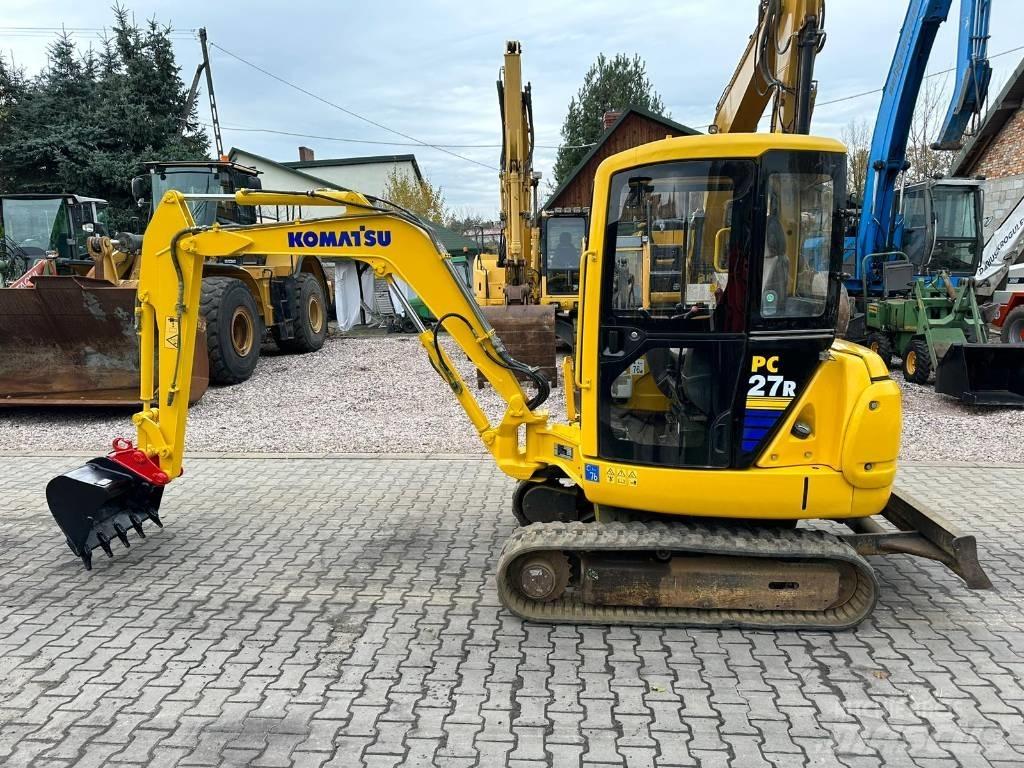 Komatsu PC 27 R-8 Minigrävare < 7t