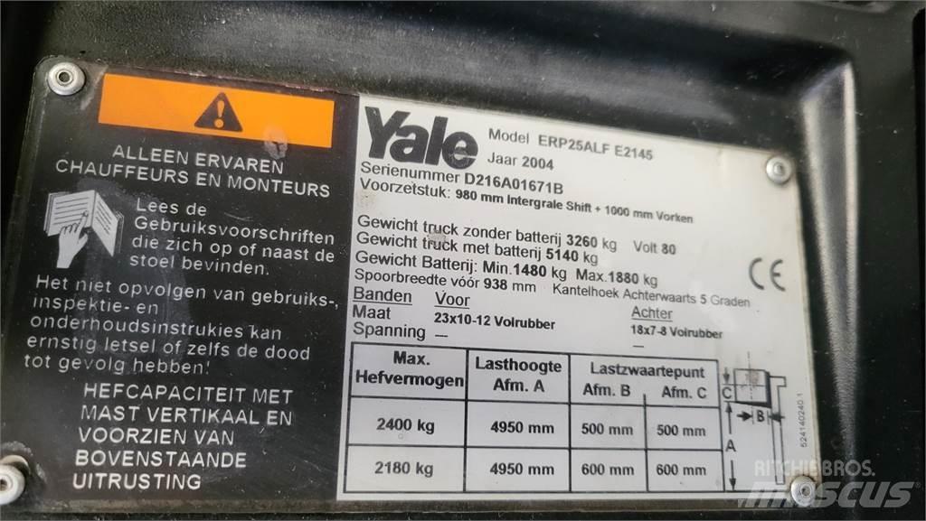 Yale ERP25ALF Elmotviktstruckar
