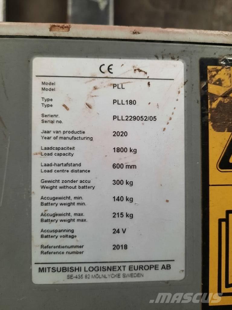 UniCarriers PLL180 Låglyftare utan plattform