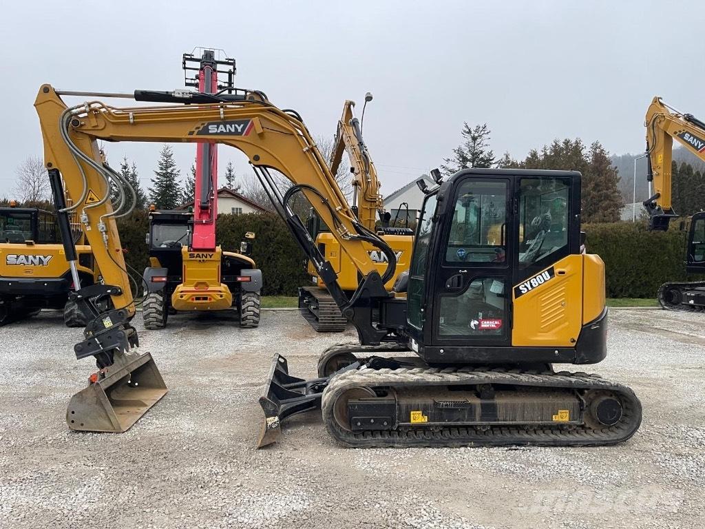 Sany SY 80 U Midigrävmaskiner 7t - 12t