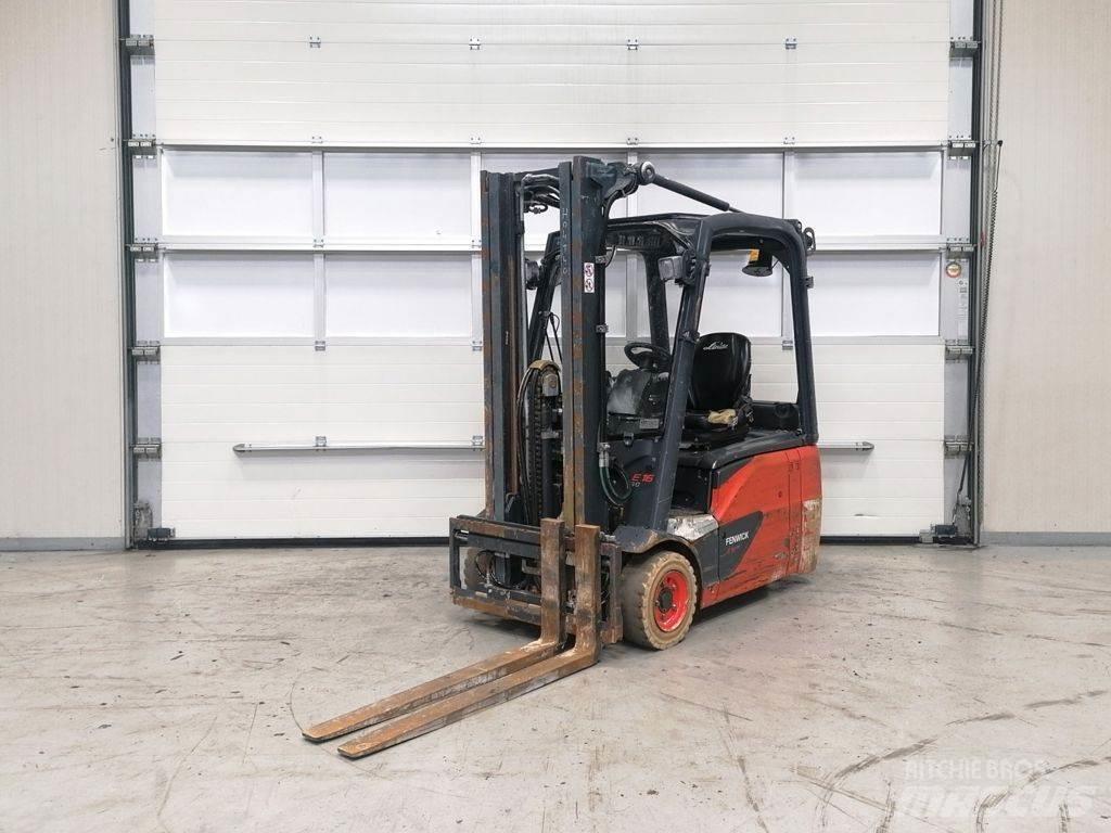 Linde E16-02 Elmotviktstruckar