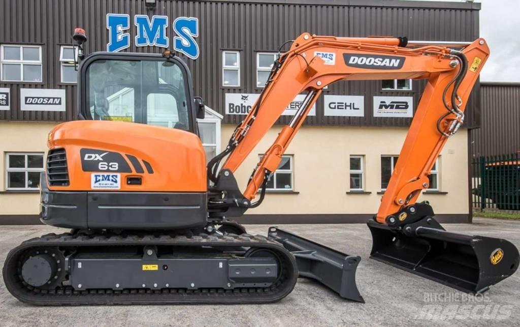 Doosan DX 63-3 Minigrävare < 7t
