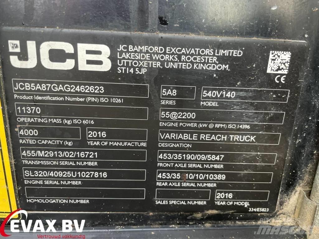 JCB 540-140 Loadall Redskapsbärare för lantbruk