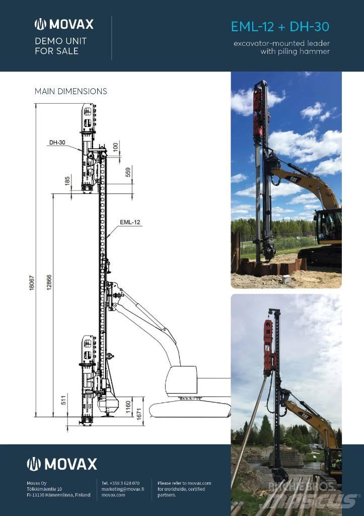Movax EML-12 & DH-30 Hydraulhammare