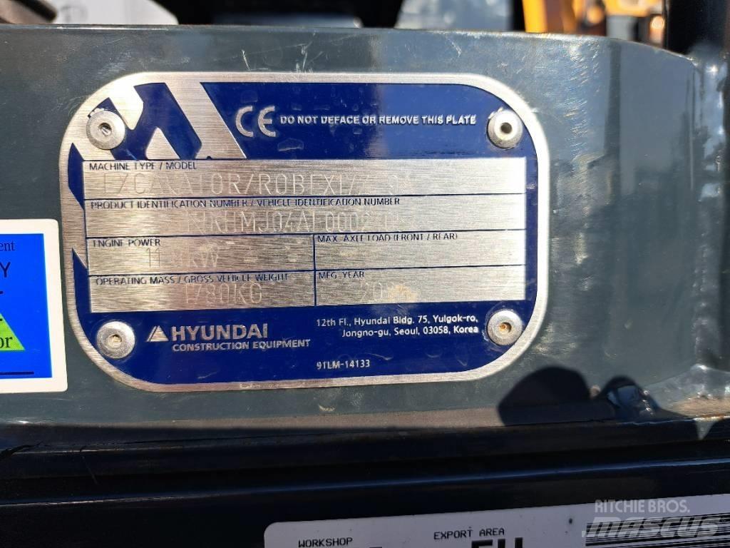 Hyundai R17Z-9AK Minigrävare < 7t