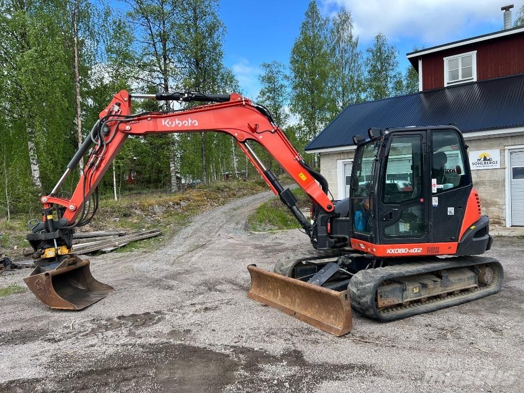 Kubota kx080-4a2 Midigrävmaskiner 7t - 12t