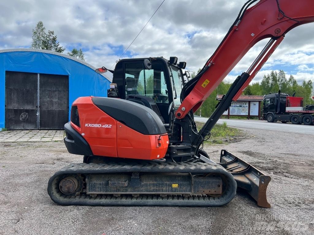 Kubota kx080-4a2 Midigrävmaskiner 7t - 12t