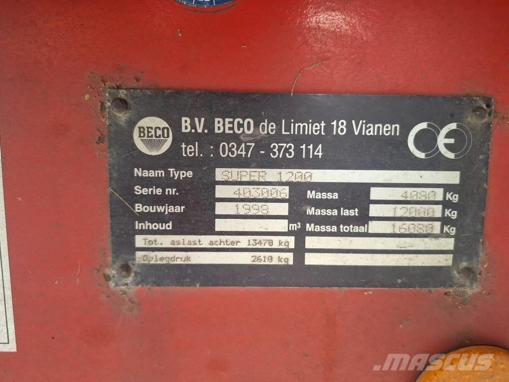 Beco Super 1200 Tippvagnar