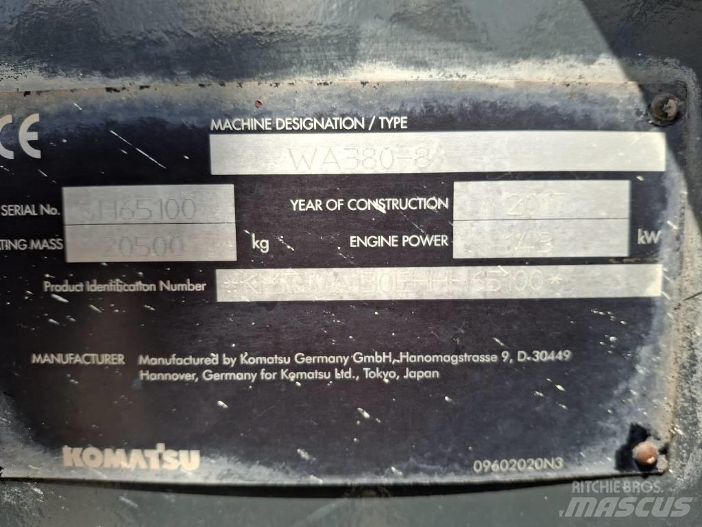 Komatsu WA 380-8 Minilastare