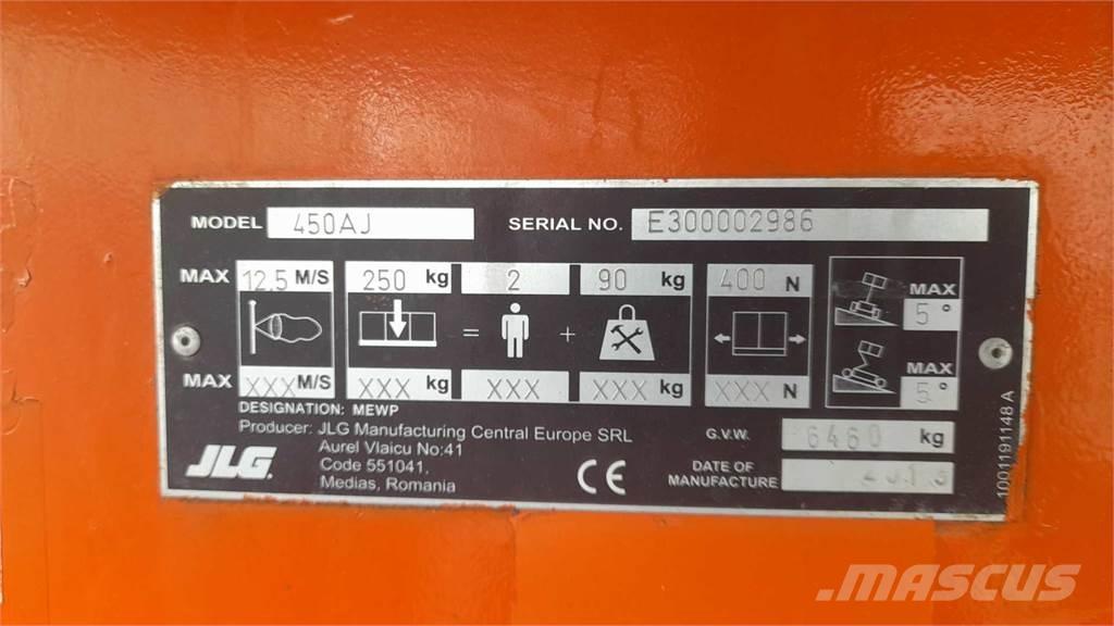 JLG 450AJSII Bomliftar