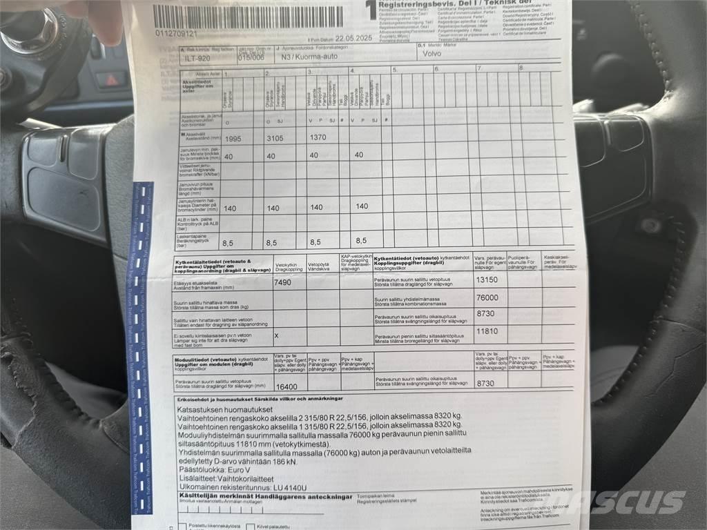 Volvo FH 540 8X4 Lastväxlare/Krokbilar