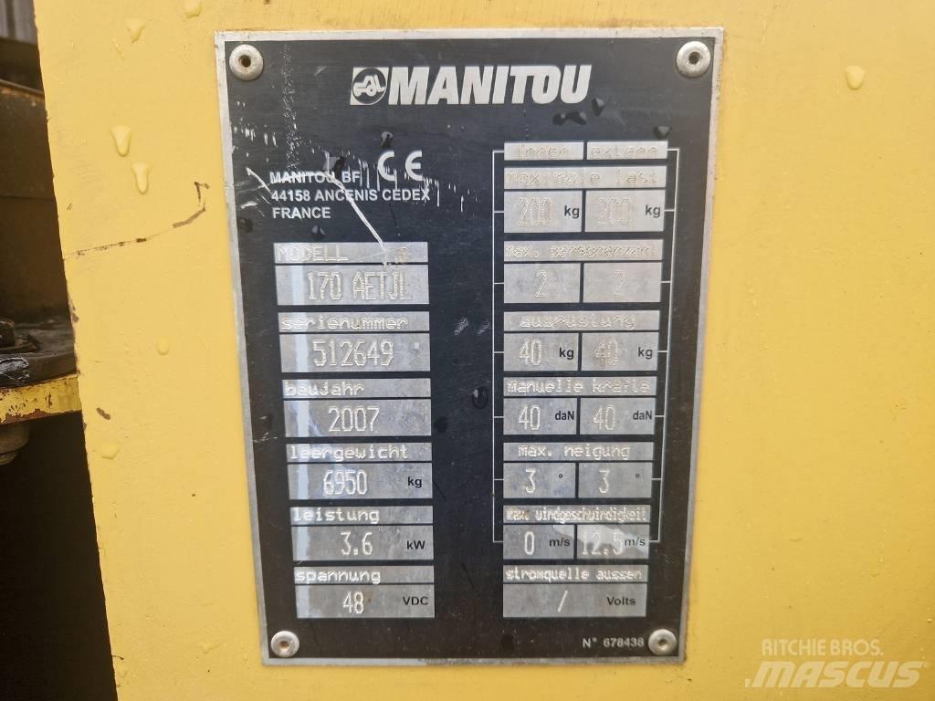 Manitou 170AETJL Bomliftar