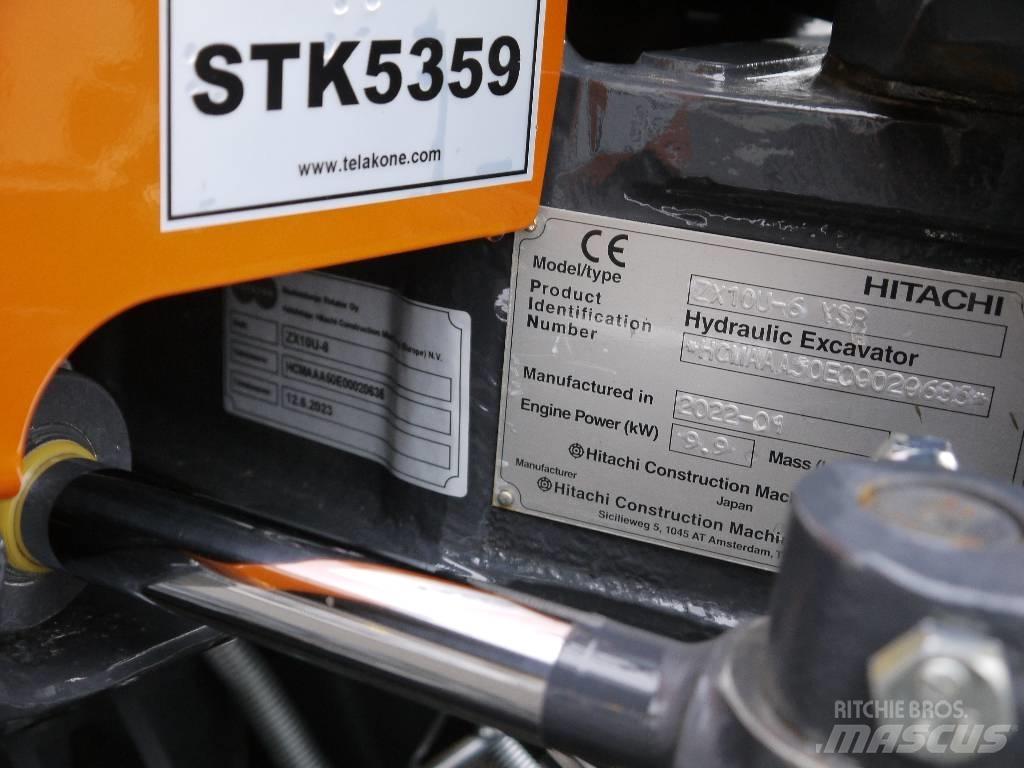 Hitachi ZX 10 U-6 Minigrävare < 7t
