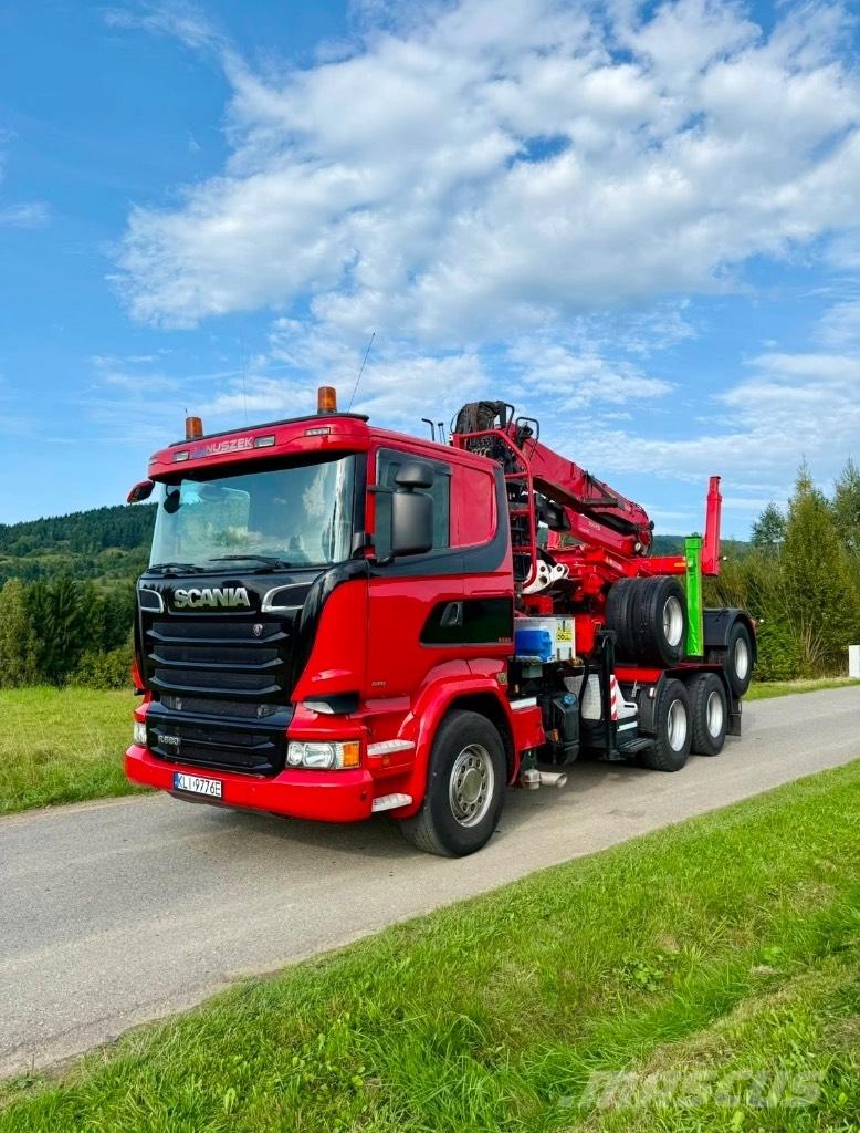 Scania R580 V8 6x4 Timmerbilar