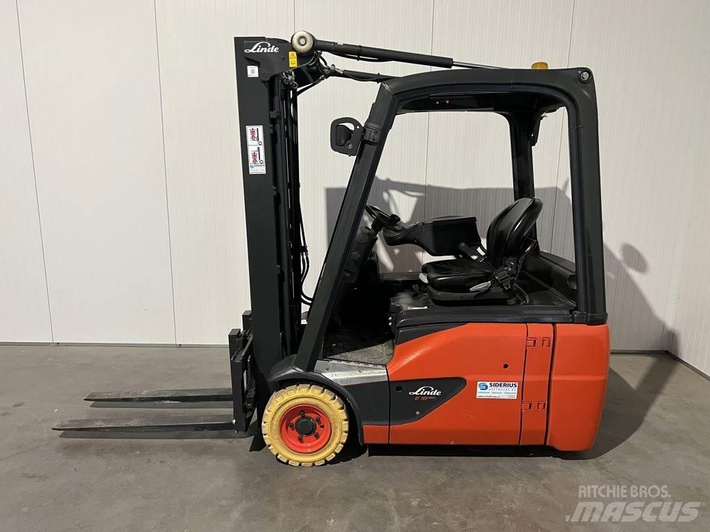 Linde E18-02 Elmotviktstruckar