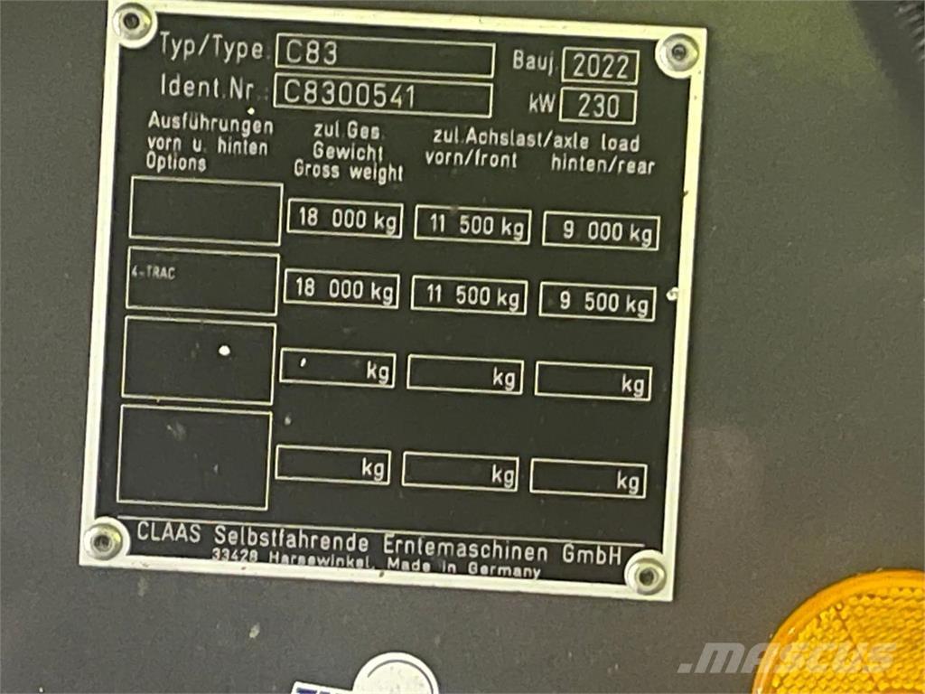 CLAAS Lexion 760 Skördetröskor