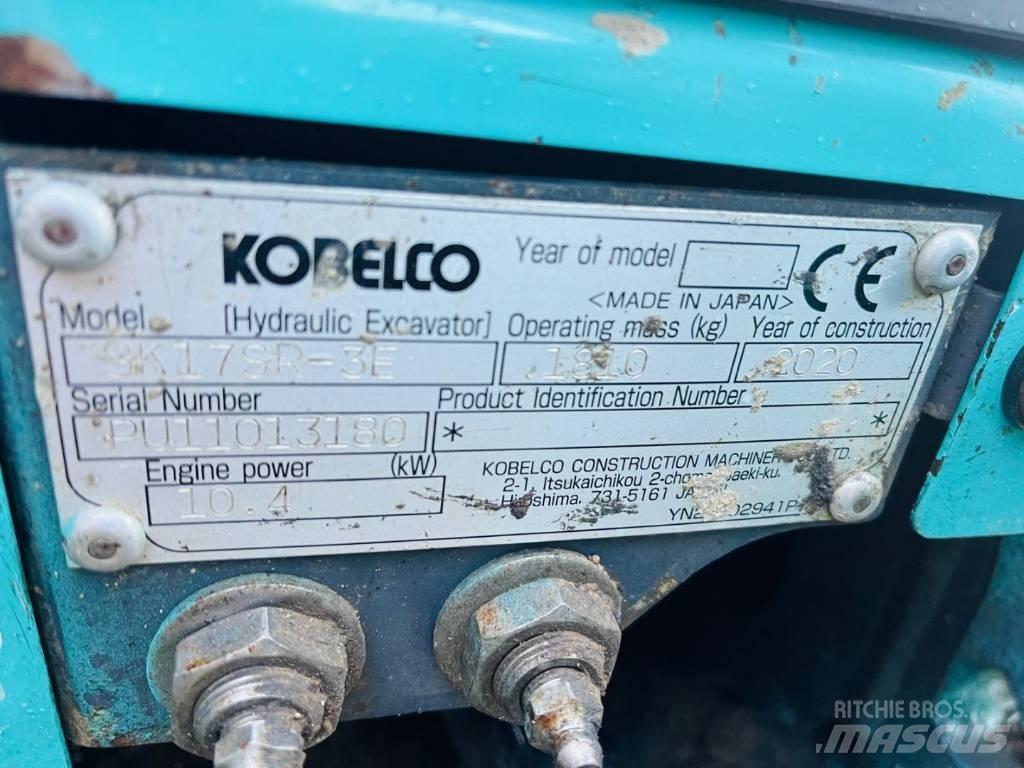 Kobelco SK 17 SR-3 Minigrävare < 7t