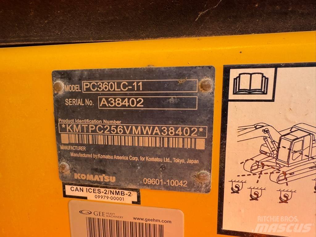 Komatsu PC360LC-11 Bandgrävare