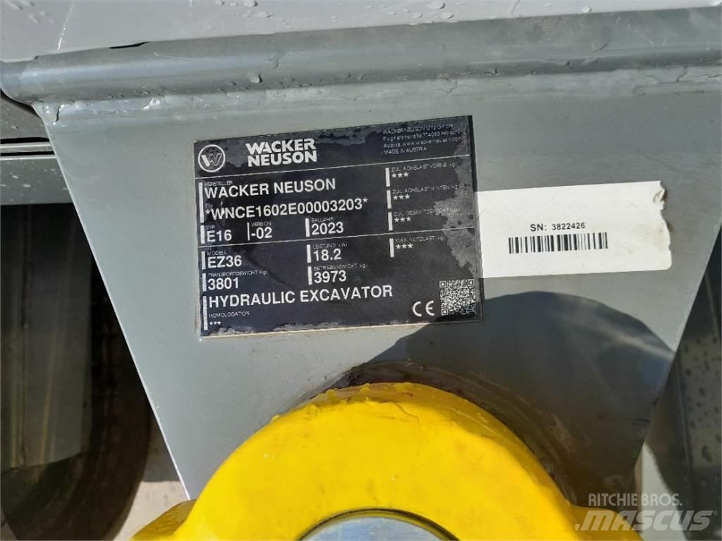 Wacker Neuson EZ36 Minigrävare < 7t