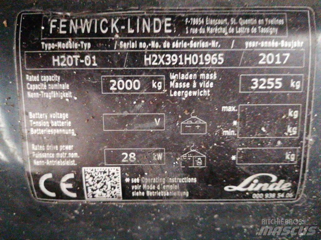 Linde H20T-01 Gasolmotviktstruckar
