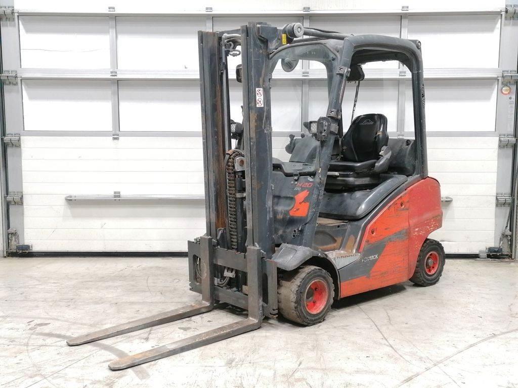 Linde H20T-01 Gasolmotviktstruckar