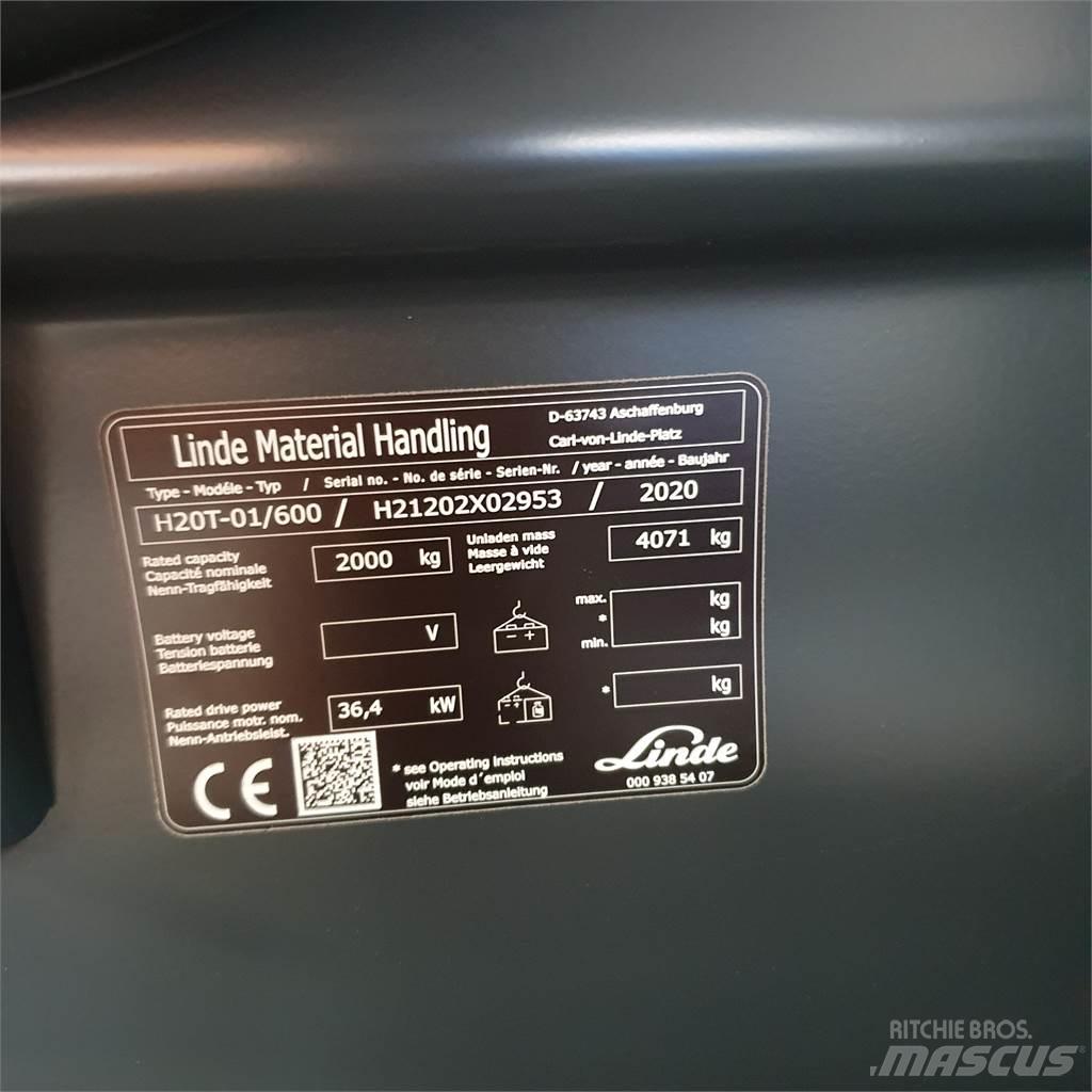 Linde H20T/600 Gasolmotviktstruckar