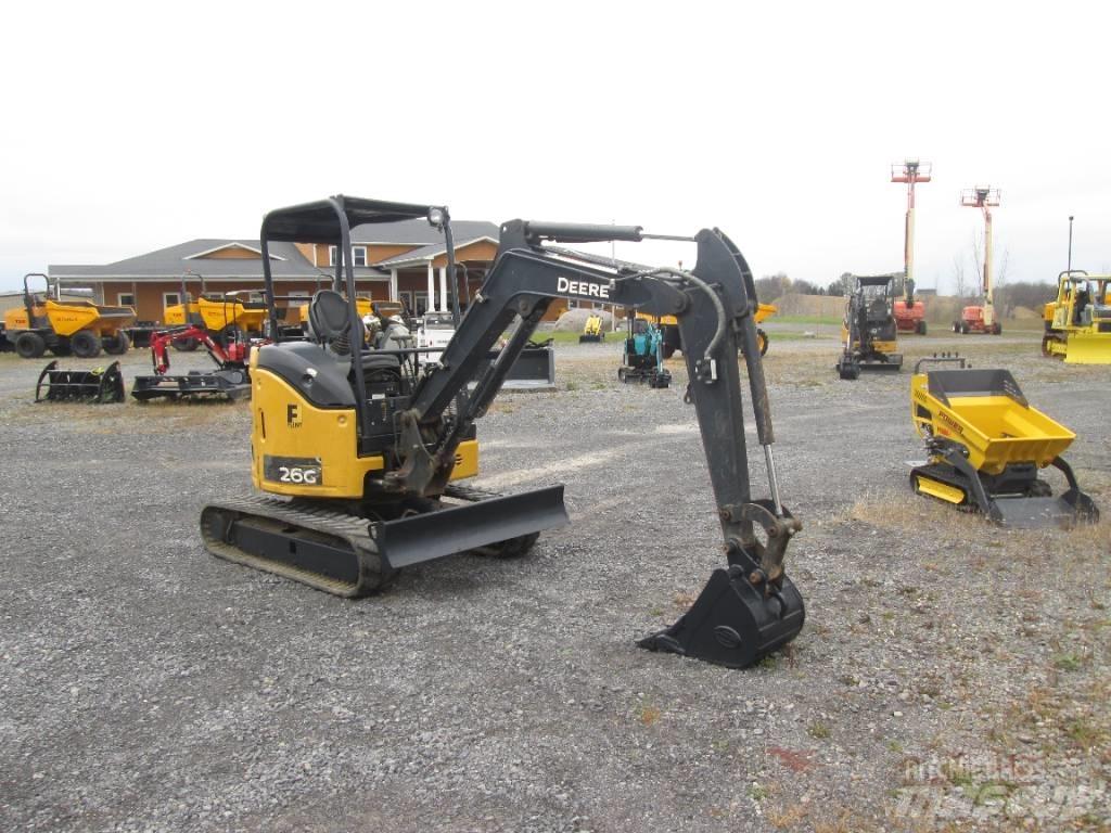 John Deere 26G Minigrävare < 7t