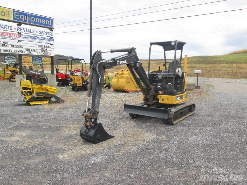 John Deere 26G Minigrävare < 7t