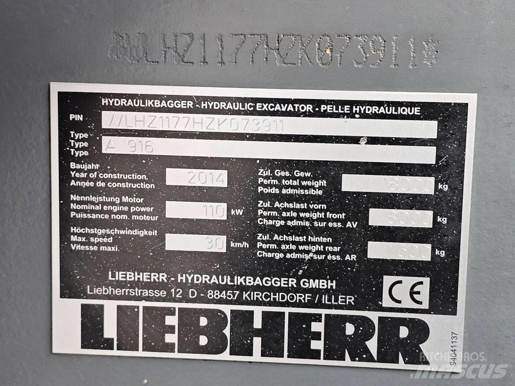 Liebherr A 916 Hjulgrävare