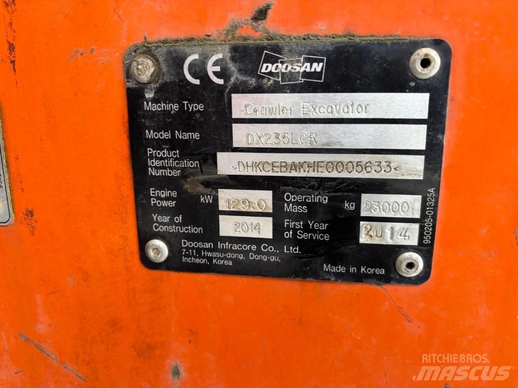 Doosan DX225 LC R Bandgrävare
