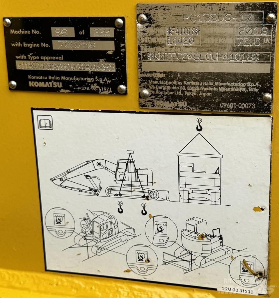 Komatsu PC 138 US-10 Bandgrävare