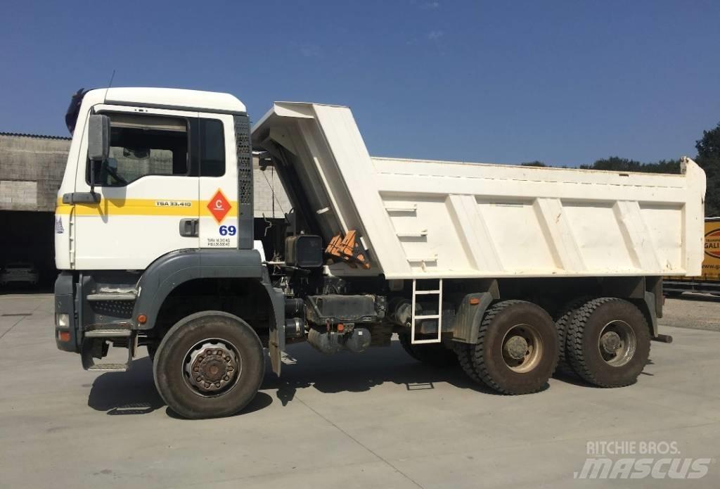 MAN TGA 33.410 Tippbilar